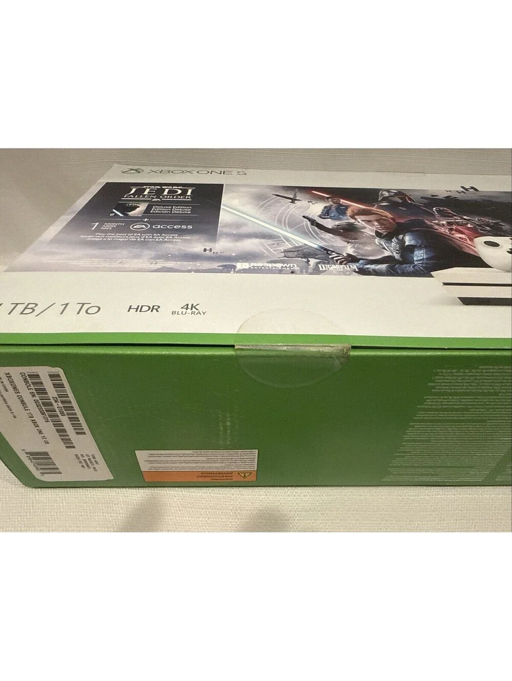 New Sealed Microsoft Xbox One S 1TB Jedi Fallen Order Deluxe Console System 1681